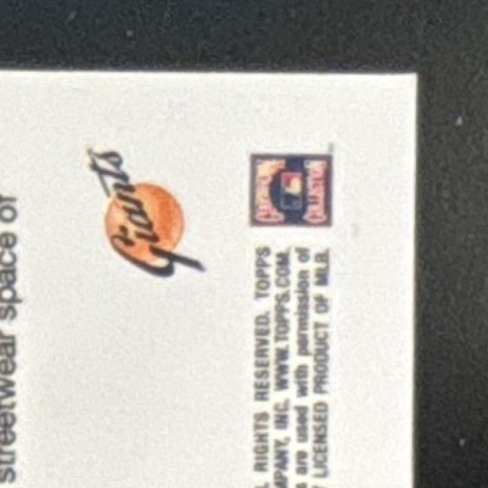 2020 Topps Project Willie Mays #218 New York Giants