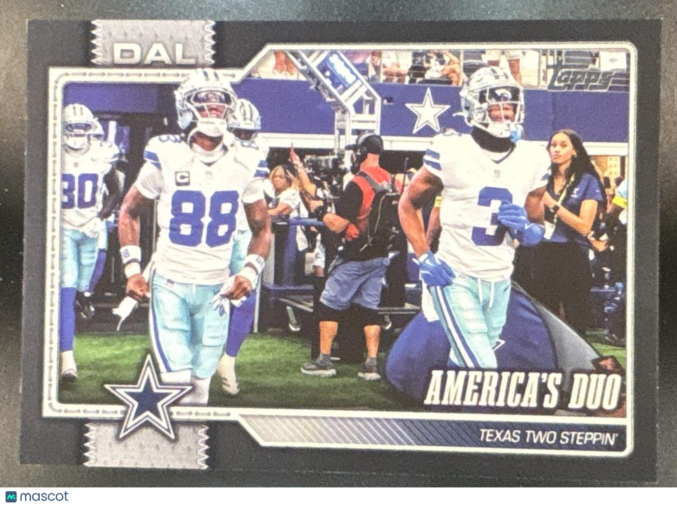 2026 Topps America's Duo Black /70 #296 Combo Card Dallas Cowboys