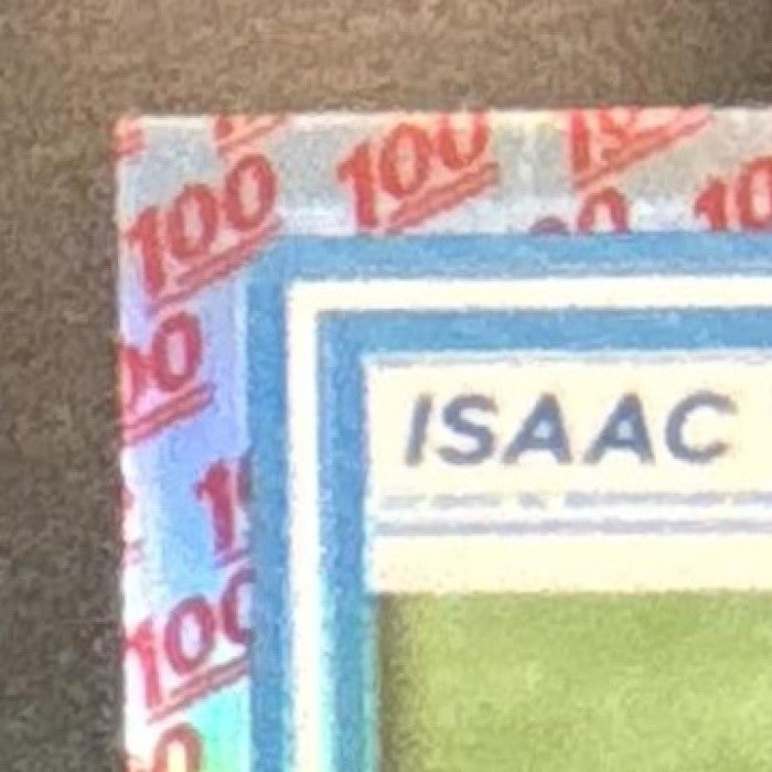2025 Panini Donruss Optic Isaac TeSlaa One Hundred Prizm #219 RC Detroit Lions