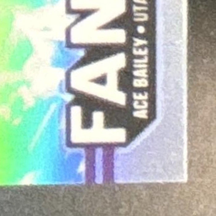2025-26 Topps Chrome Update Ace Bailey Fanatical #FAN-15 RC Utah Jazz