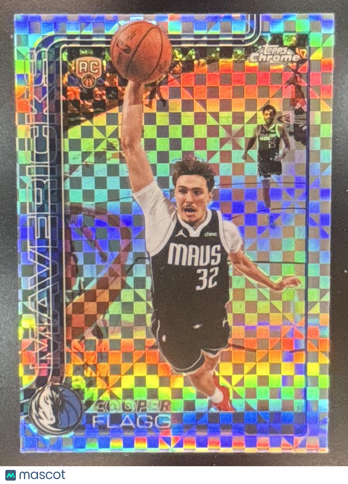 2025-26 Topps Chrome Update Cooper Flagg X-Fractor #151 RC Dallas Mavericks