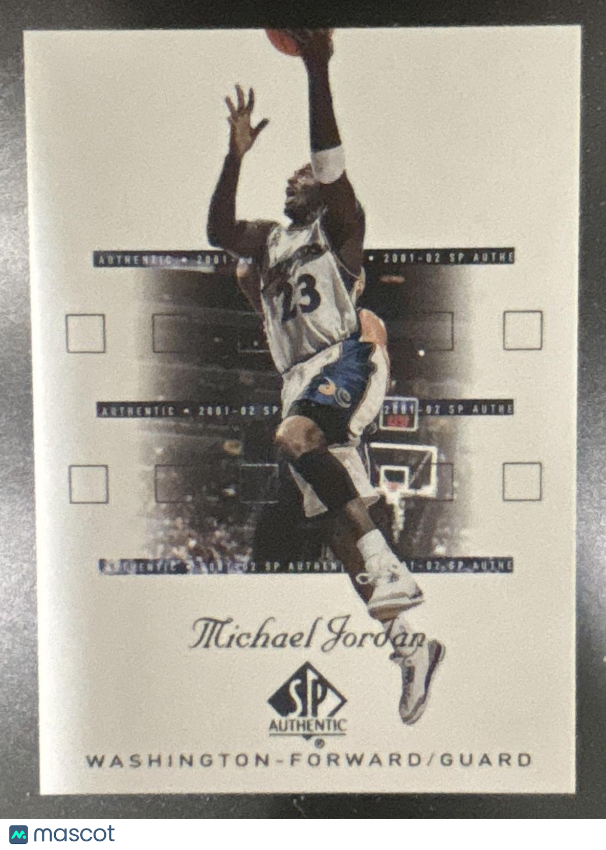 2001-02 SP Authentic Michael Jordan Promos #SPA-1 Washington Wizards