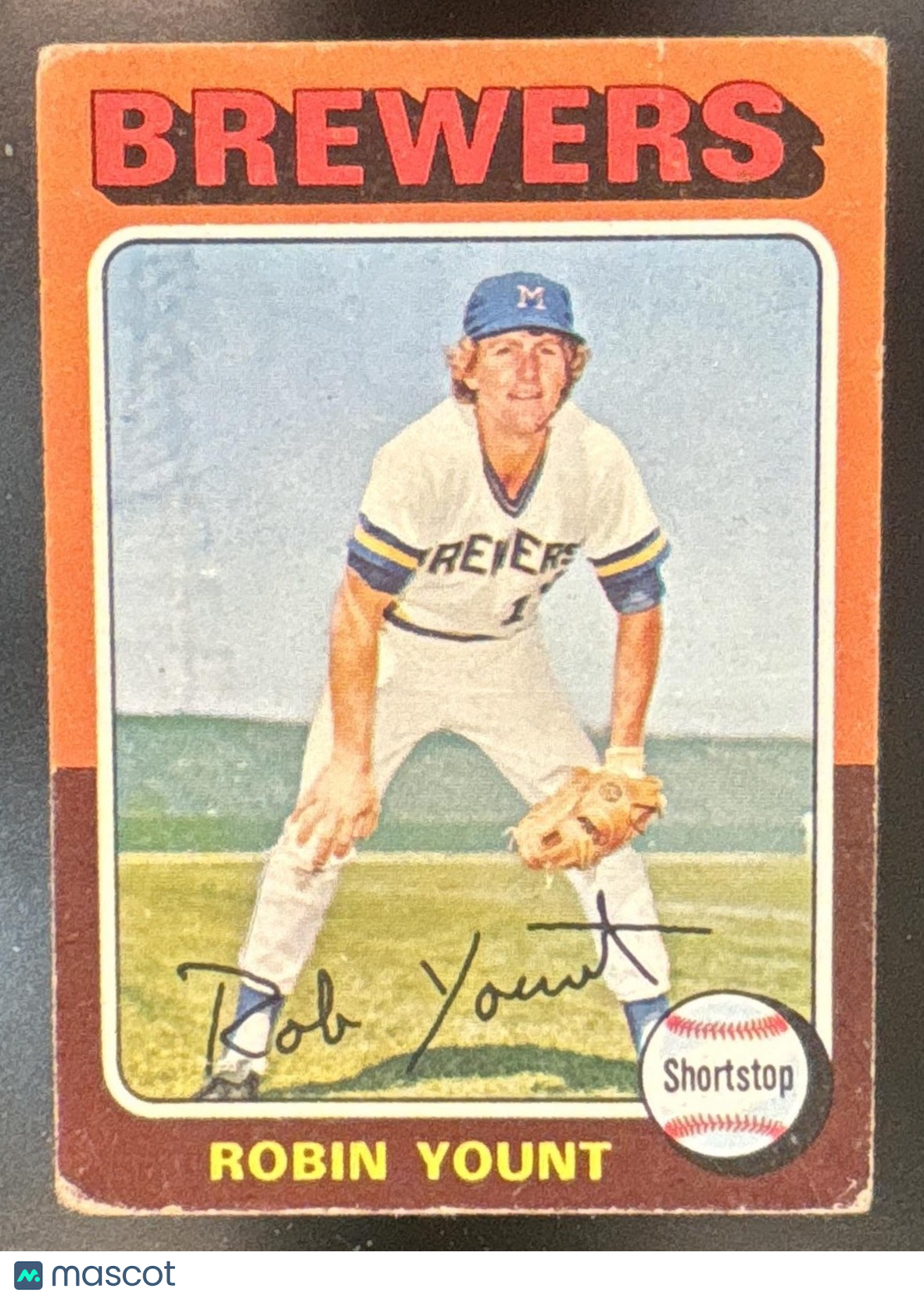 1975 Topps Robin Yount #223 RC Brewers