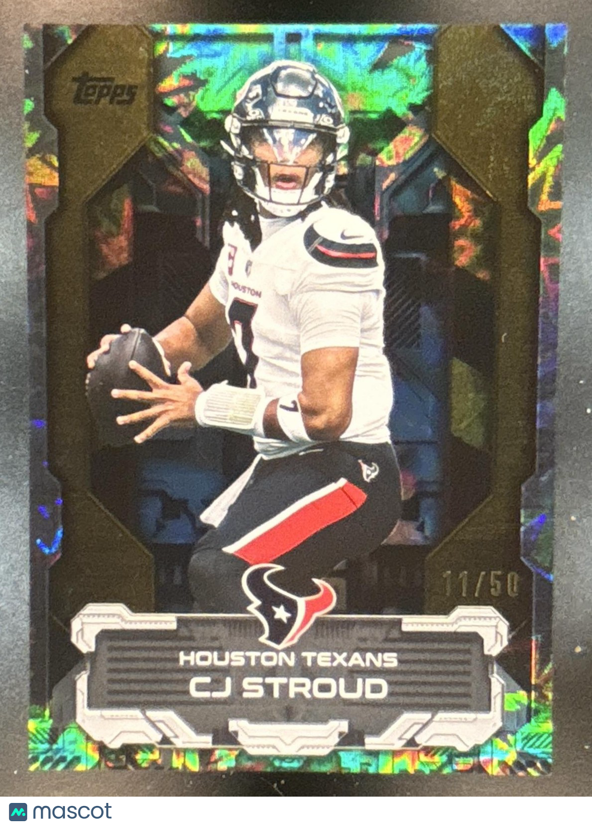 2026 Topps CJ Stroud Touchdown Machines Gold Foil /50 #TM-48 SSP Houston Texans