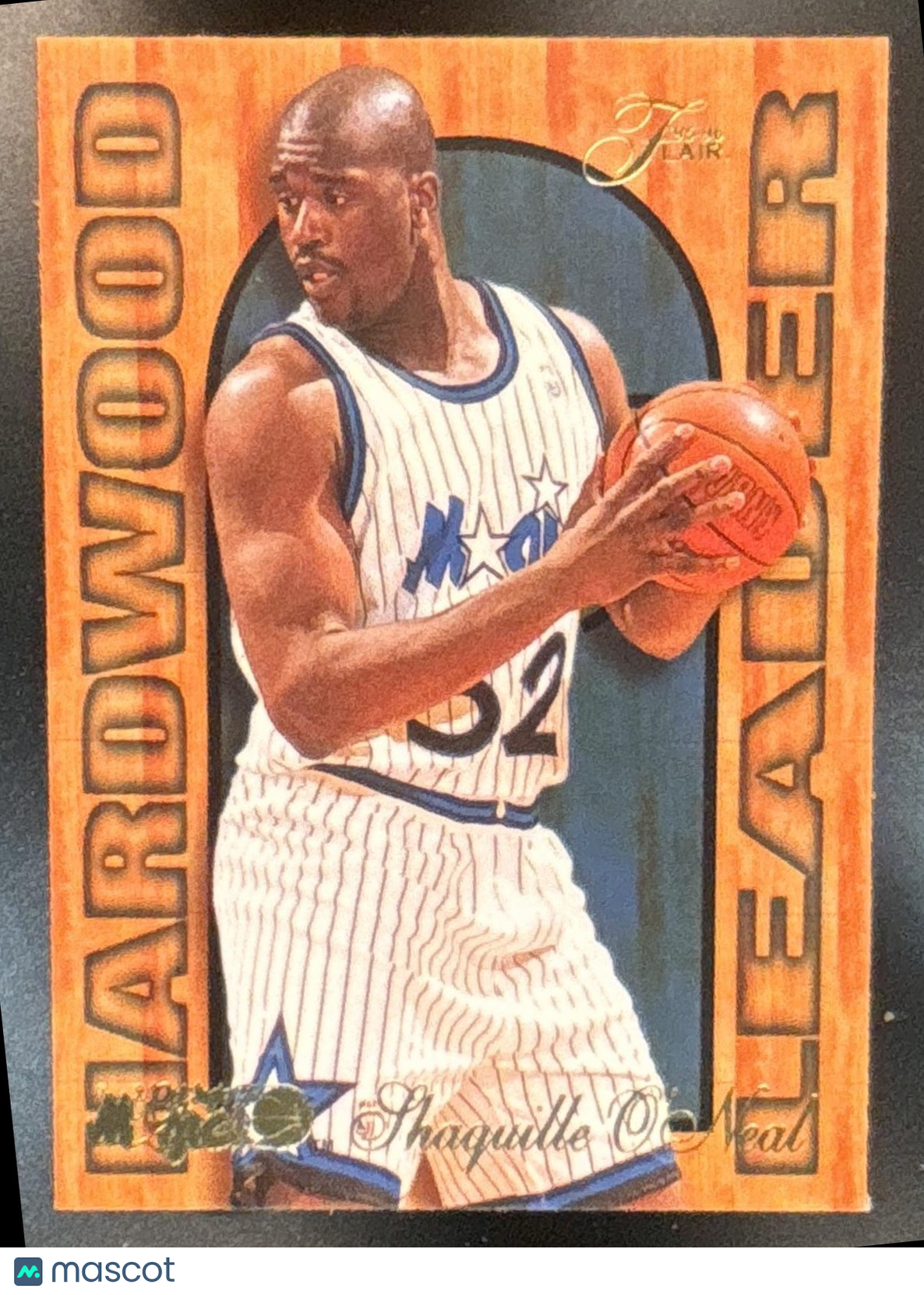 1995-96 Fleer Shaquille O'Neal Flair Hardwood Leader #19 Orlando Magic