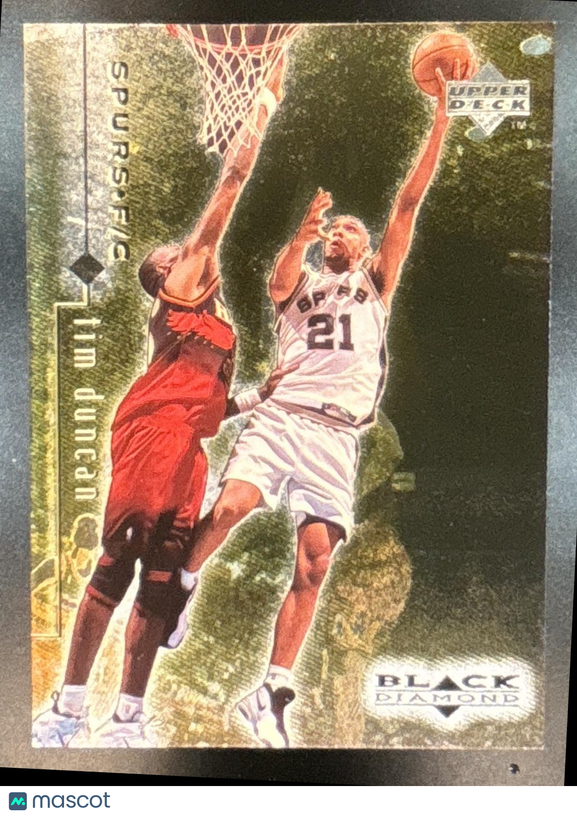1998-99 Upper Deck Black Diamond Tim Duncan #76 San Antonio Spurs