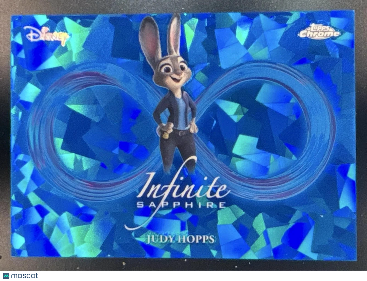 2026 Topps Chrome Sapphire Disney Judy Hopps Infinite #IS-1 Zootopia