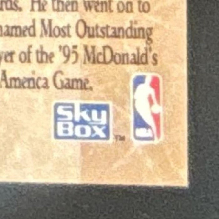 1995-96 Skybox Premium Kevin Garnett #233 Rookie RC Minnesota Timberwolves