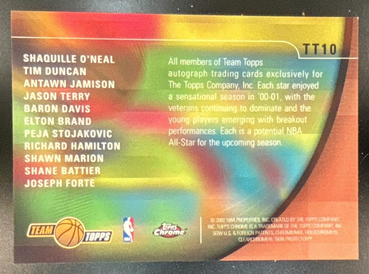 2001-02 Topps Chrome Team Photos #TT10 RC Memphis Grizzlies
