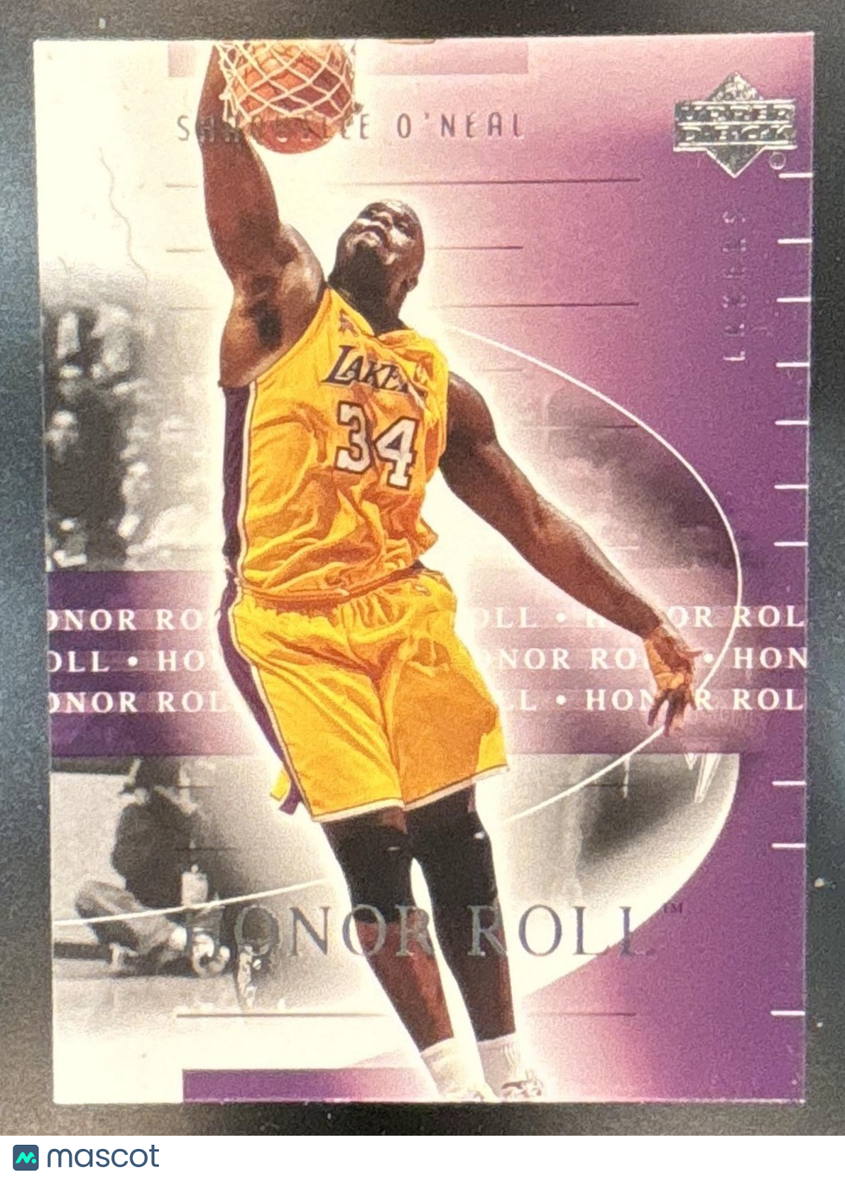 2001-02 Upper Deck Honor Roll Shaquille O'Neal #39 Los Angeles Lakers