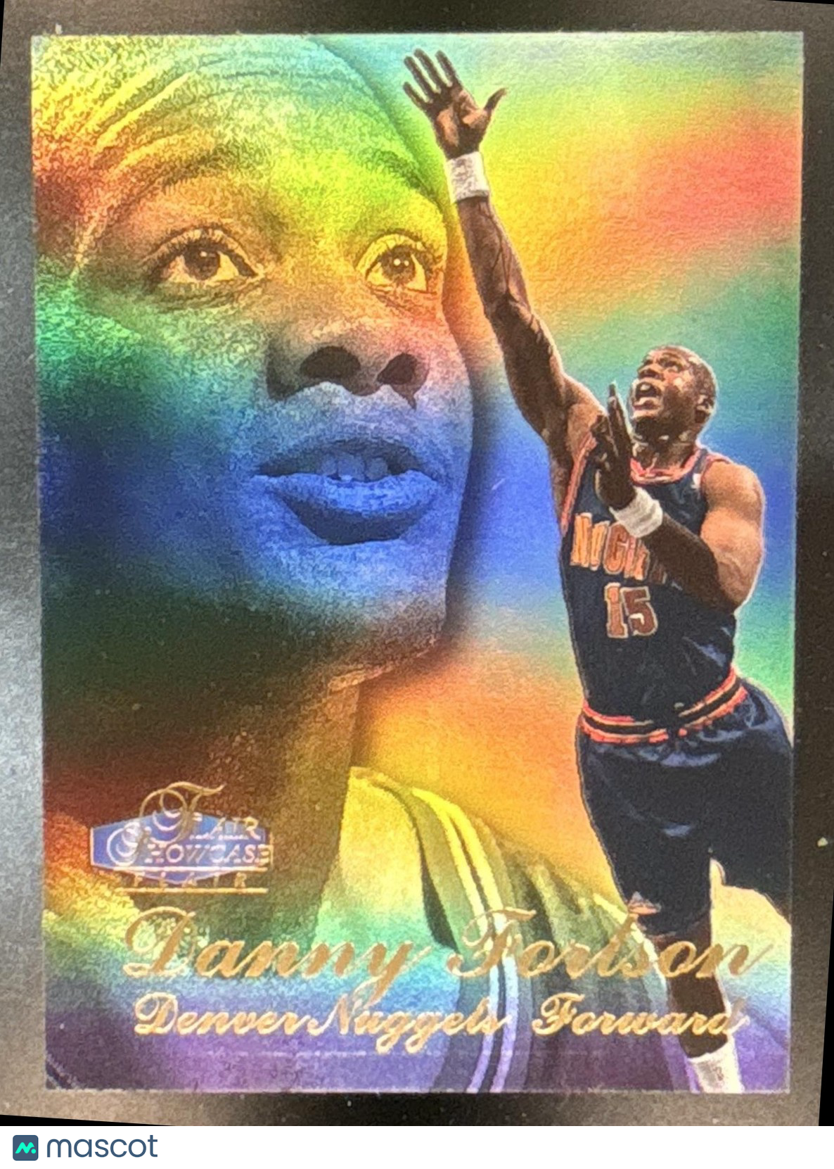 1997-98 Fleer Flair Showcase Danny Fortson Row 3 #24 RC Denver Nuggets