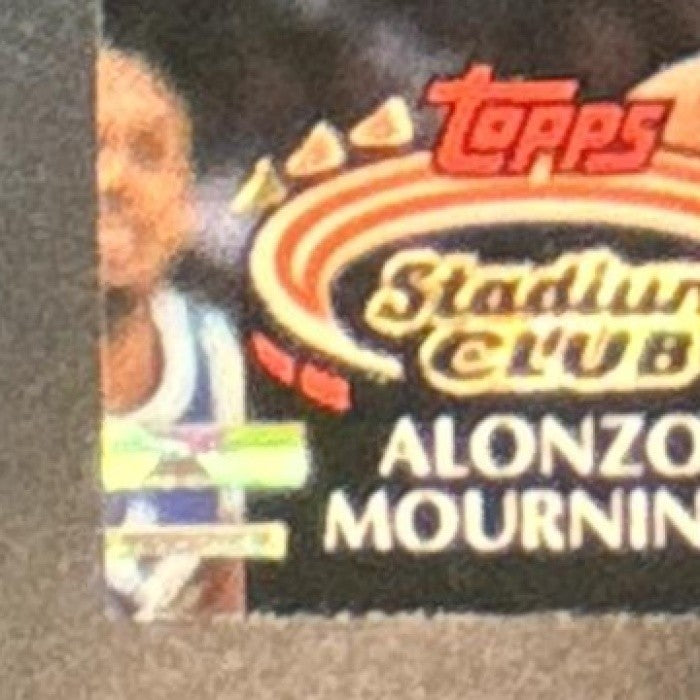 1992-93 Topps Stadium Club Alonzo Mourning #209 RC Charlotte Hornets