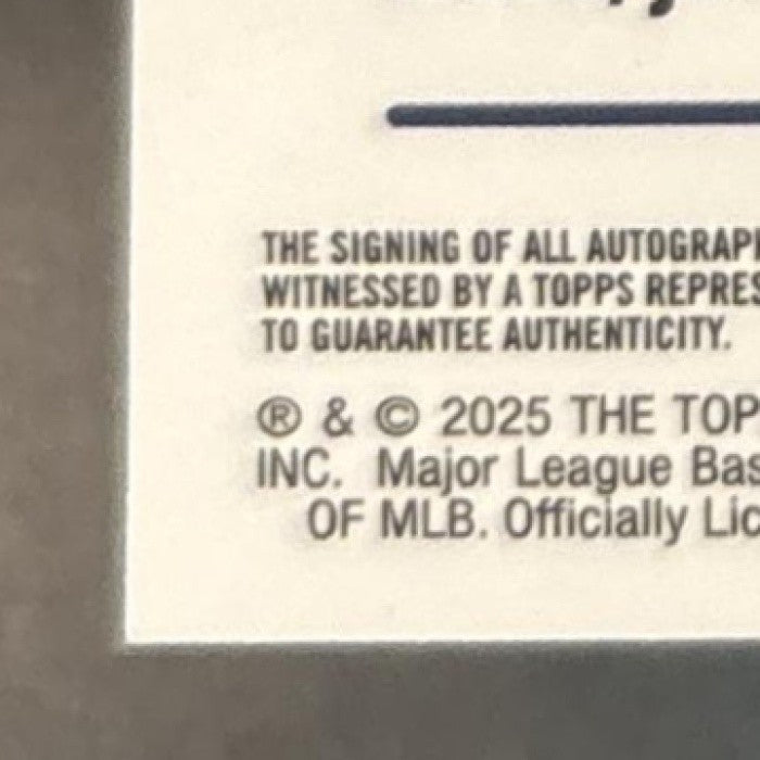 2025 Topps Chrome Chandler Simpson Rookie Auto #RA-CSI RC Tampa Bay Rays