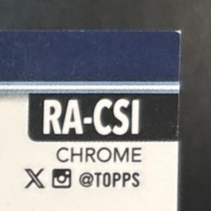 2025 Topps Chrome Chandler Simpson Rookie Auto #RA-CSI RC Tampa Bay Rays
