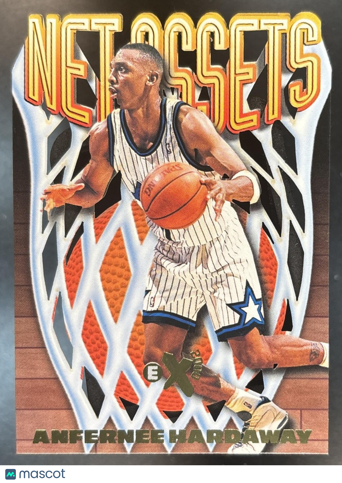 1996 Skybox EX-2000 Anfernee Hardaway Net Assets #5 Orlando Magic