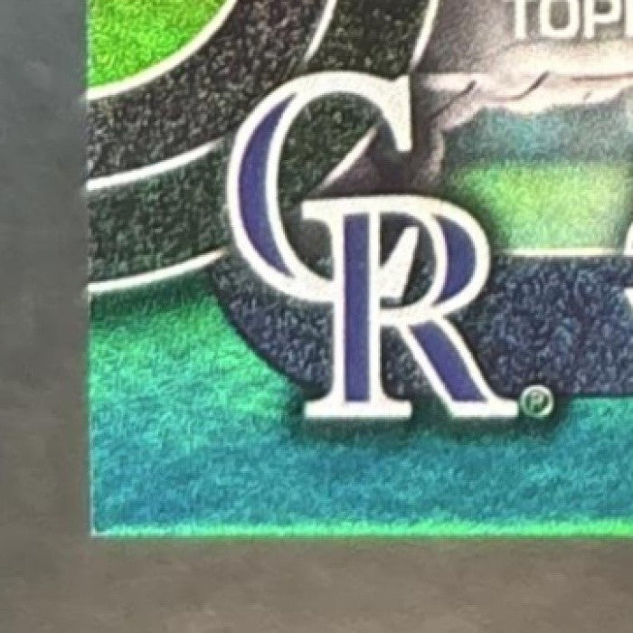 2025 Topps Update Zac Veen Real One Auto Green Foil /99 #US286 RC Rockies
