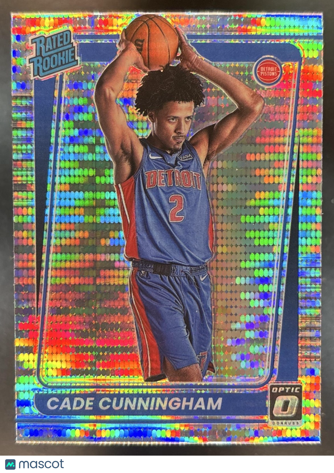 2021-22 Donruss Optic Cade Cunningham Target Box Set Prizm #161 RC Pistons