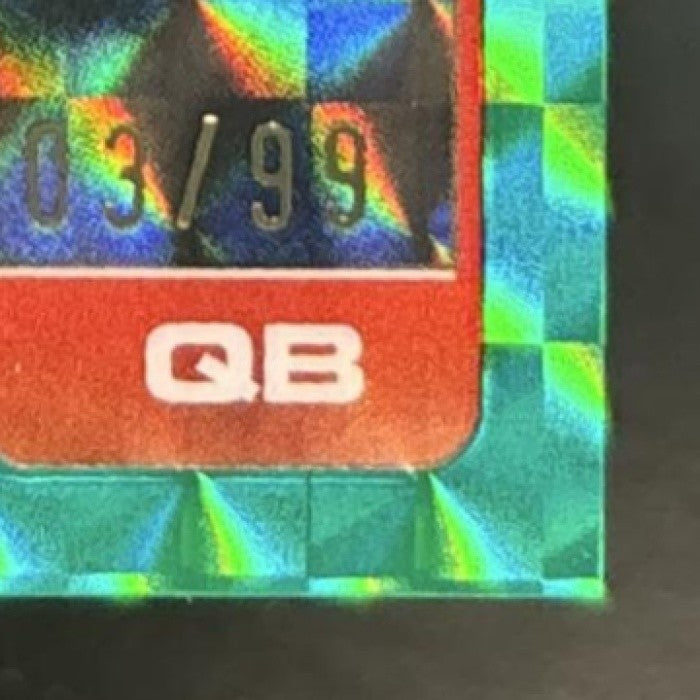 2025 Topps Chrome Shedeur Sanders Image Variation Green Geometric /99 #315 RC
