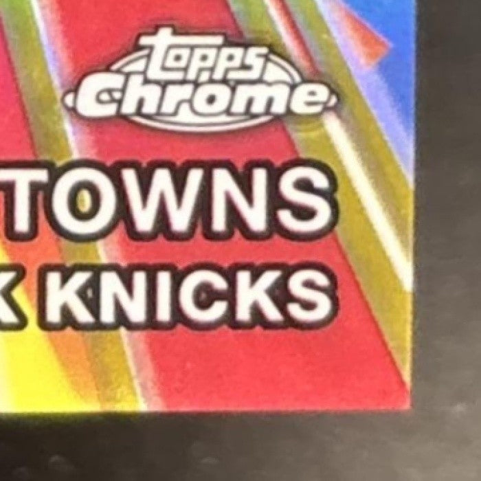 2025-26 Topps Chrome Update Karl-Anthony Towns Power Players Gold /50 Knicks