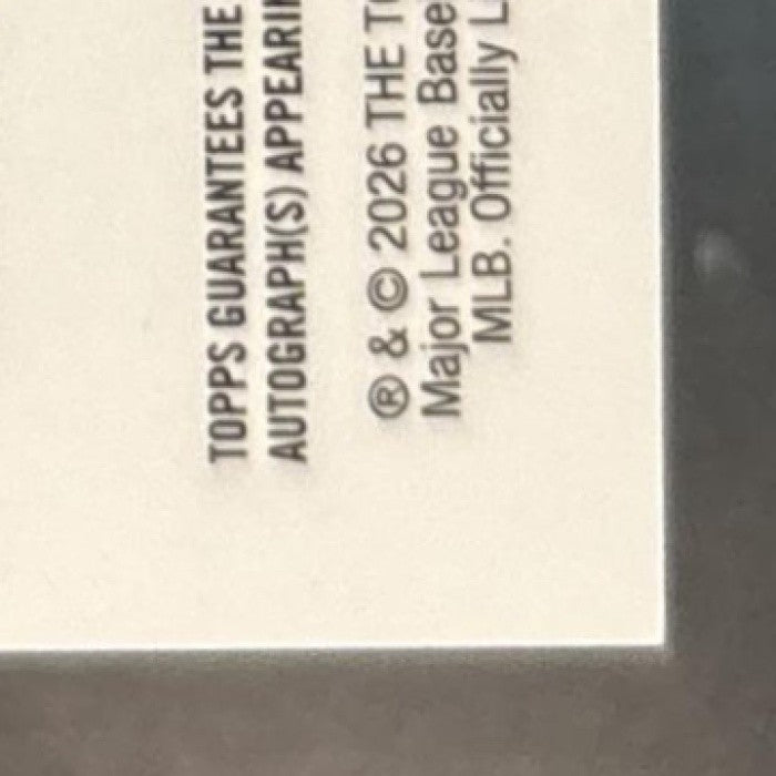 2026 Topps Chrome Kyle Karros Rookie Auto #RA-KK RC Colorado Rockies