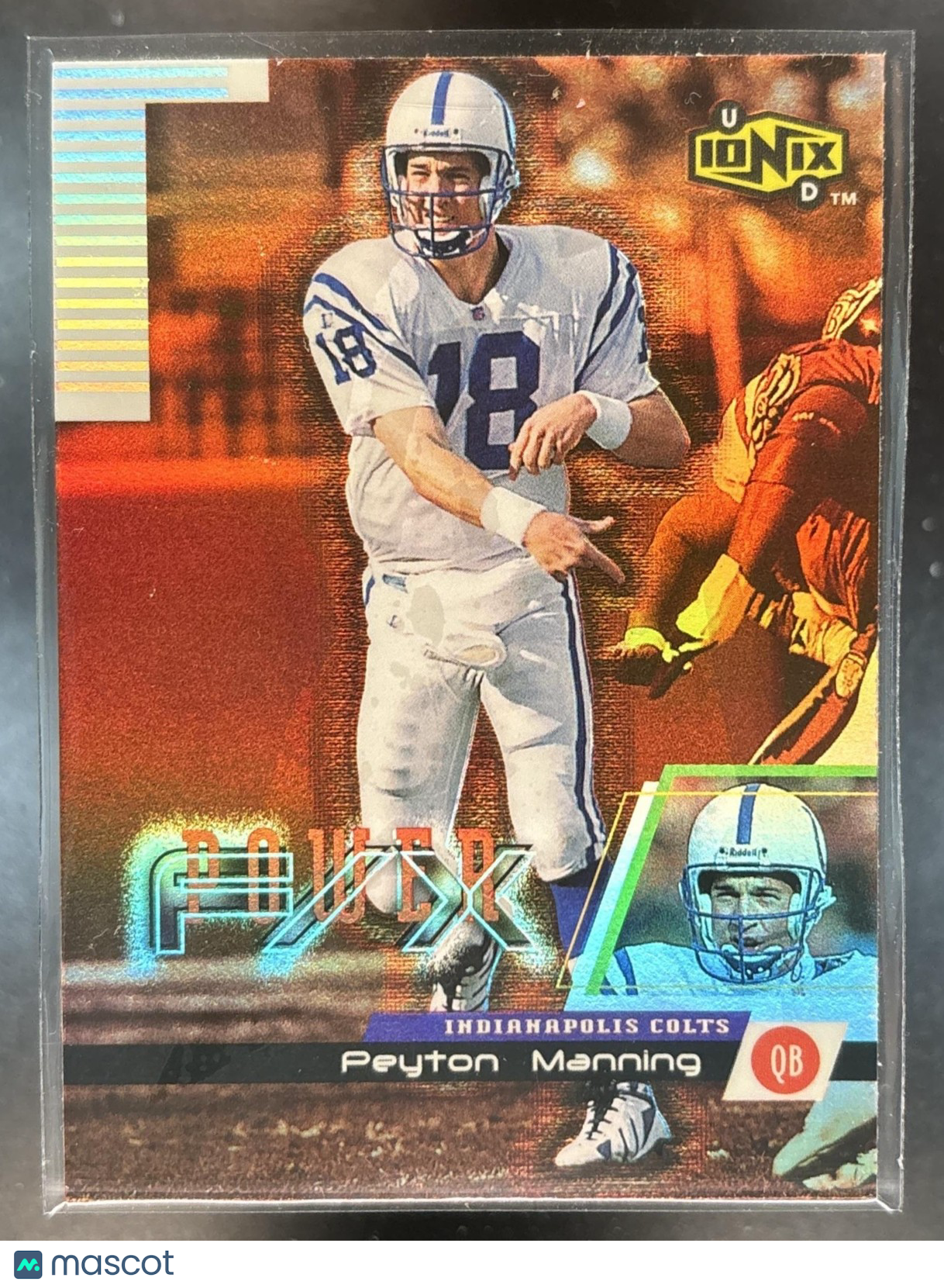 1999 Upper Deck Ionix Peyton Manning Power F/X #P1 Indianapolis Colts
