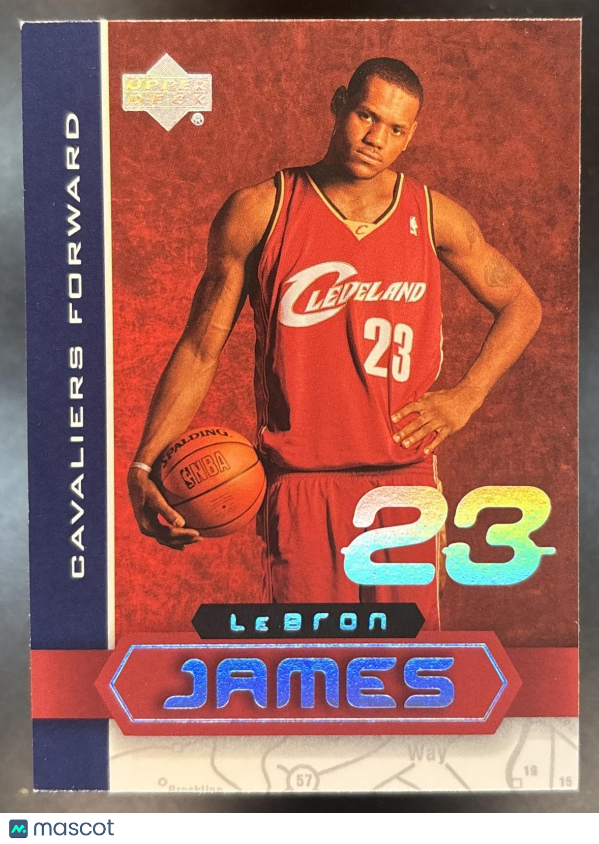 2002 Upper Deck SuperStars LeBron James #LBJ-5 Cleveland Cavaliers