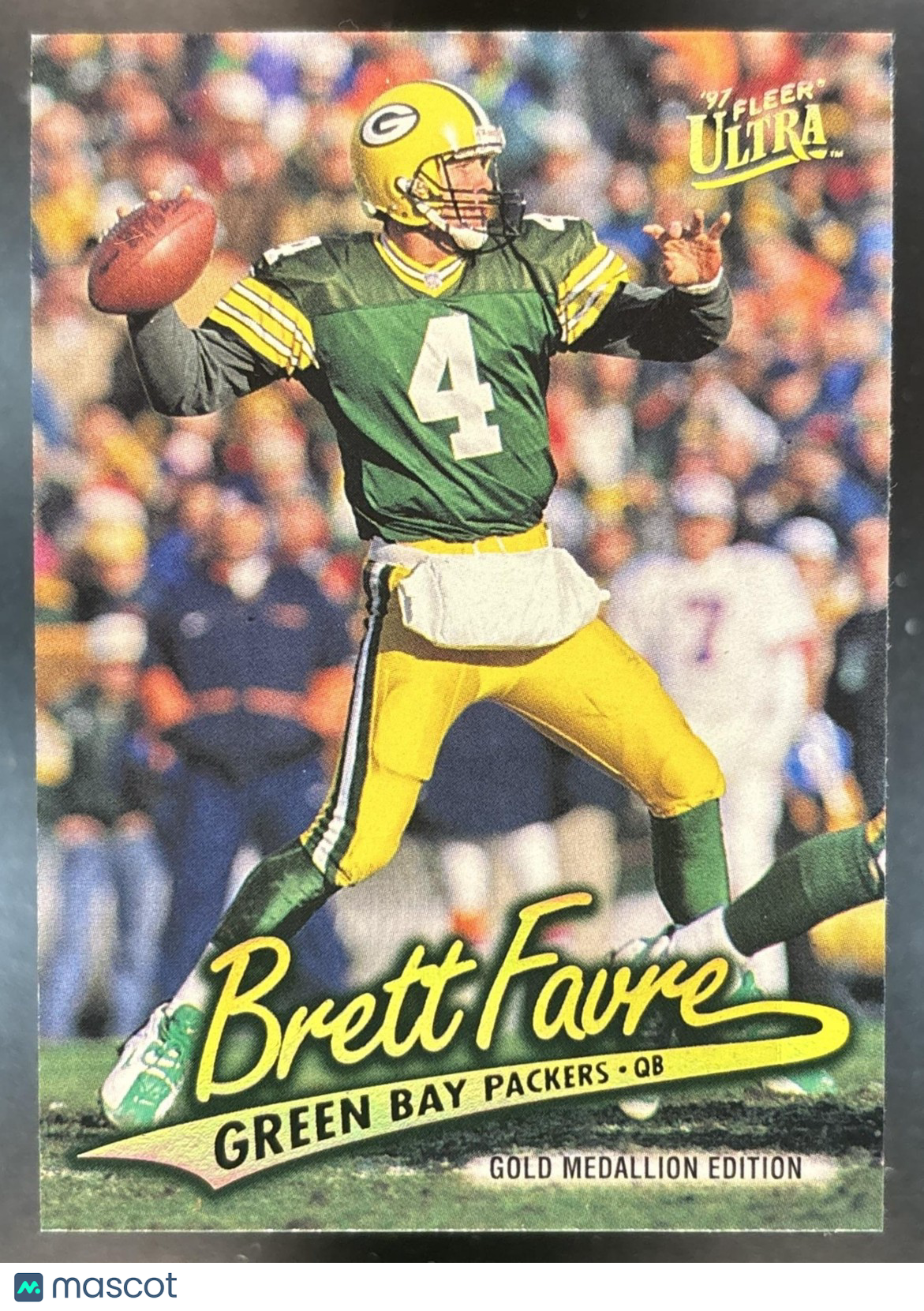 1997 Fleer Ultra Brett Favre Gold Medallion #G1 Green Bay Packers