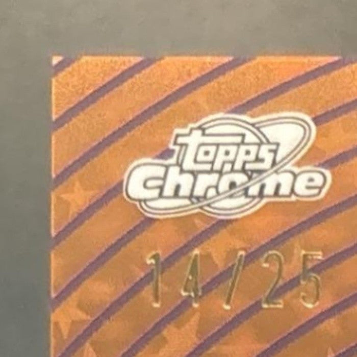 2025 Topps Cosmic Chrome Ray Lewis Starfractor Orange /25 SP Baltimore Ravens