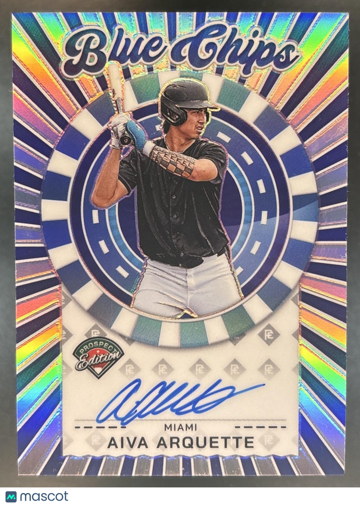 2025 Panini Prospect Edition Aiva Arquette Blue Chip Signatures #6 Auto Marlins