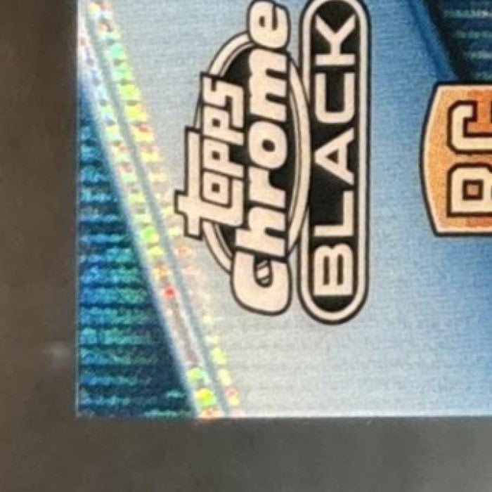 2025-26 Topps Chrome Black Kon Knueppel Blue Wave /150 #106 RC Charlotte Hornets