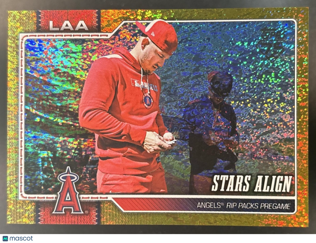 2026 Topps Series 2 Stars Align Gold Diamante /50 #517 Los Angeles Angels