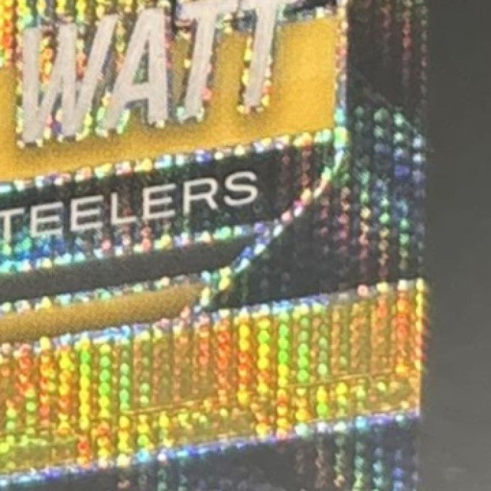 2025 Panini Prizm T.J. Watt Gold Wave /10 #263 Pittsburgh Steelers