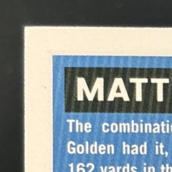 2025 Panini Donruss Matthew Golden Rated Rookie Auto /199 #311 RC