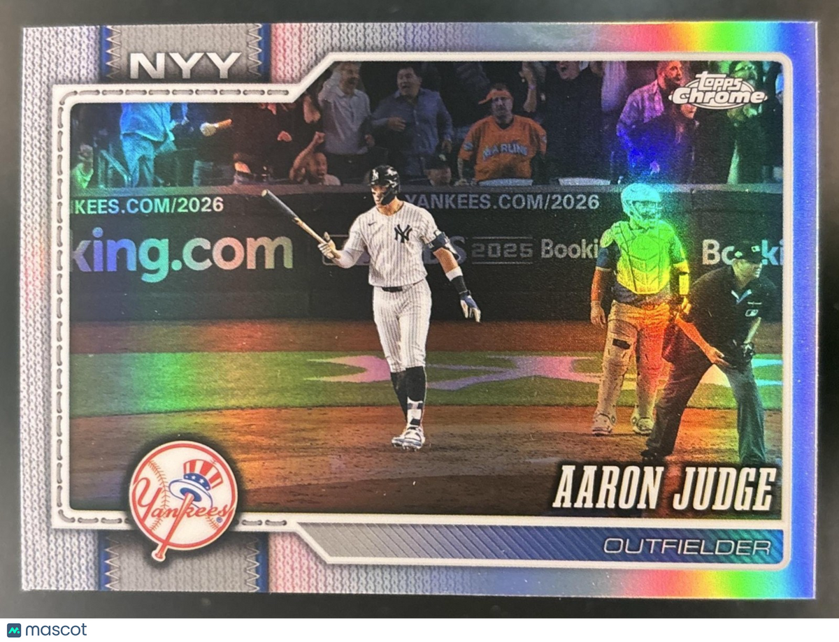 2026 Topps Chrome Aaron Judge Image Variation #100 New York Yankees