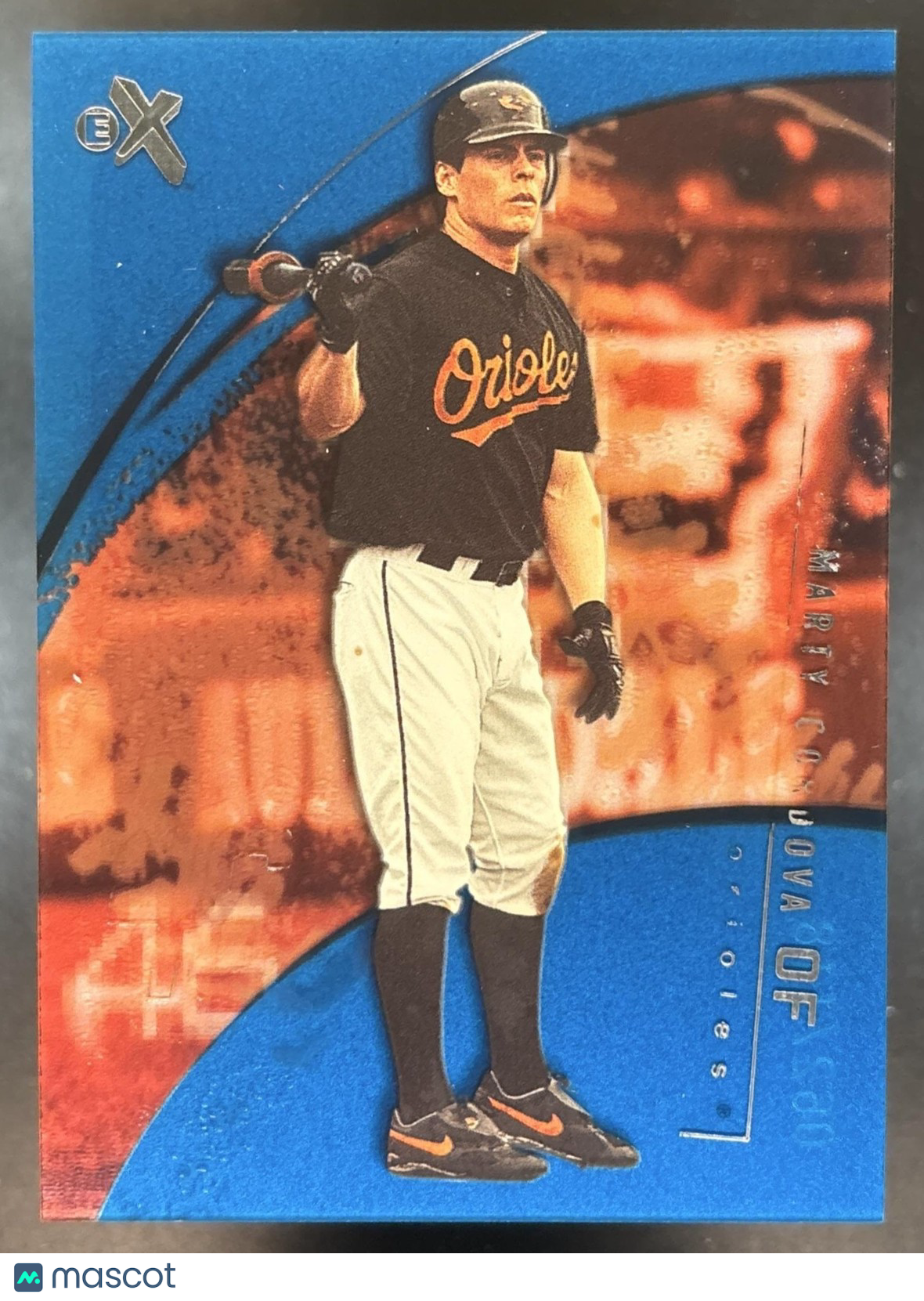 2002 Fleer E-X Marty Cordova Essential Credentials Future /118 #68 Orioles