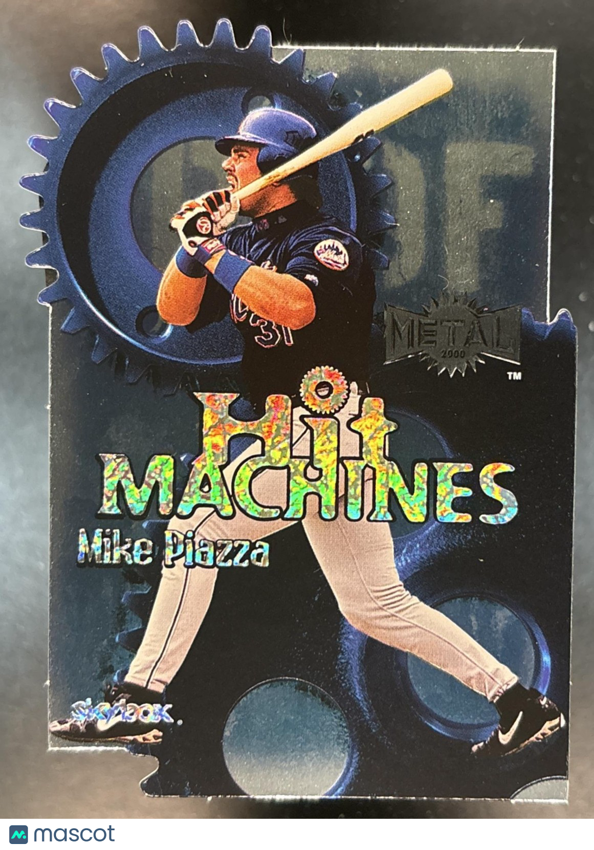 2000 Skybox Metal Mike Piazza Hit Machines #9 New York Mets
