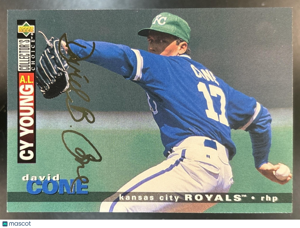1995 Upper Deck Collector's Choice David Cone Gold Signature #66 Royals