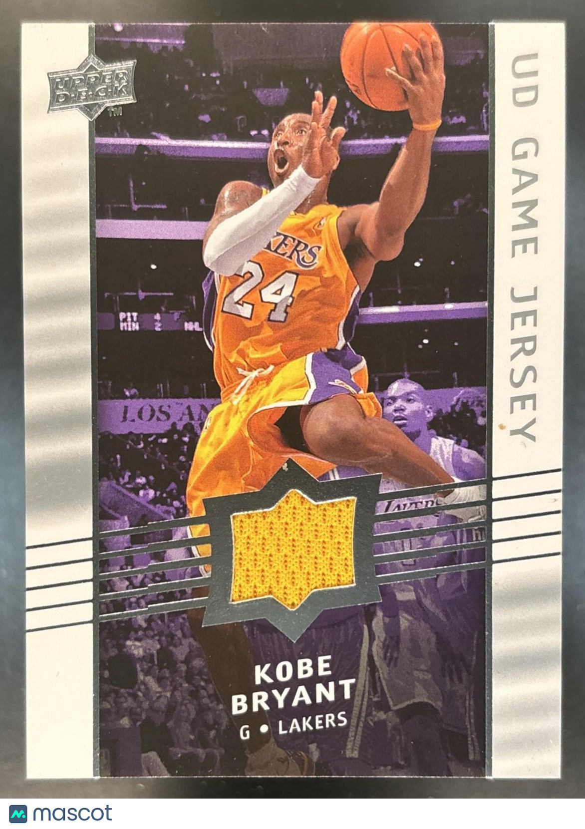 2008-09 Upper Deck Kobe Bryant UD Game Jerseys #GA-KB Los Angeles Lakers