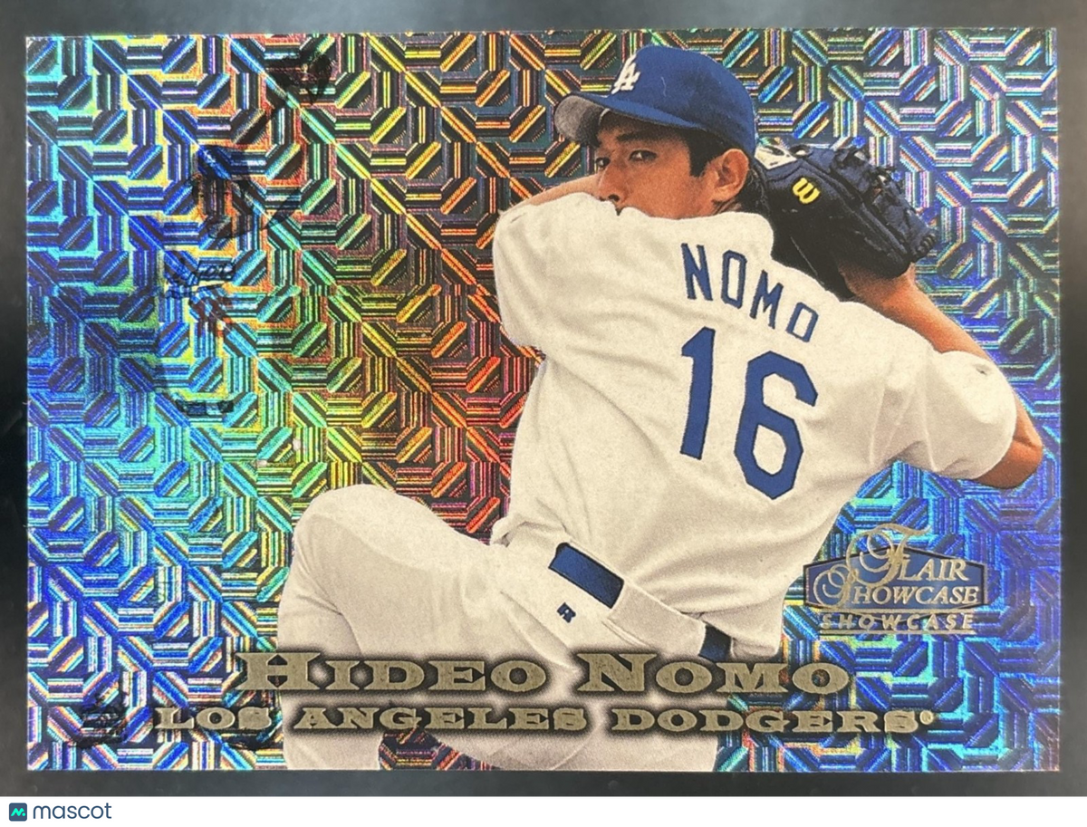 1998 Fleer Flair Showcase Hideo Nomo Row 0 Showcase /500 #59 Los Angeles Dodgers
