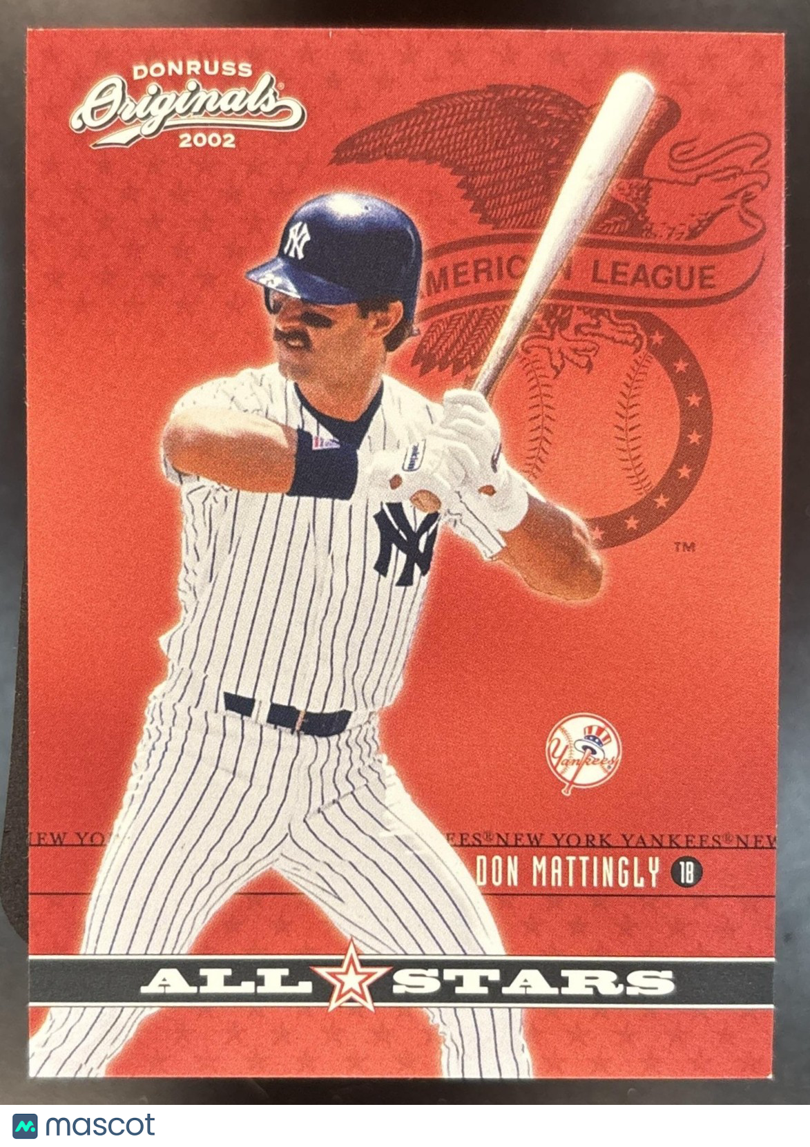 2002 Donruss Originals Don Mattingly All Stars #AS-7 New York Yankees