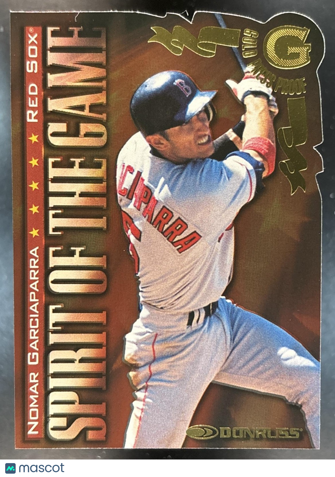1998 Donruss Nomar Garciaparra Press Proofs Gold #412 Boston Red Sox