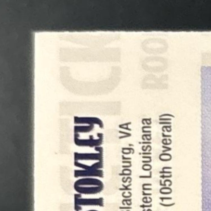 1999 Playoff Contenders SSD Brandon Stokley #148 RC Auto Baltimore Ravens