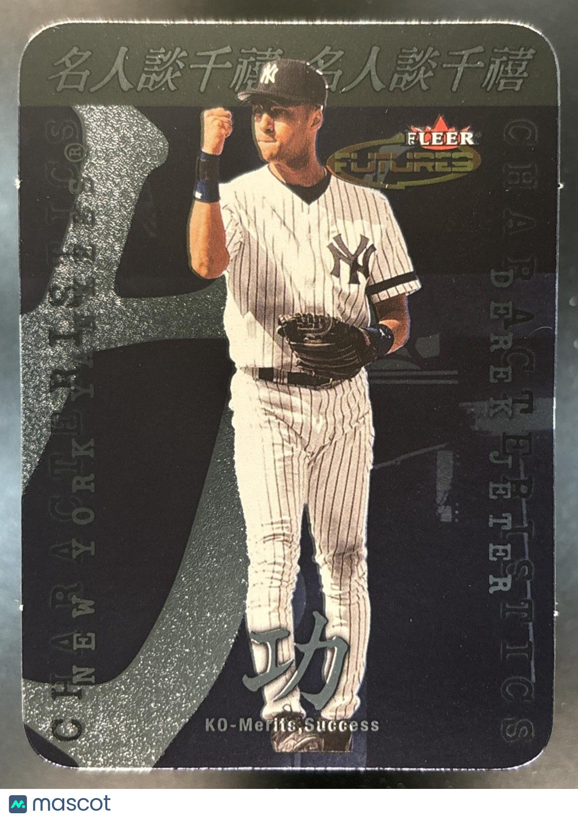 2001 Fleer Futures Derek Jeter Characteristics #1C New York Yankees