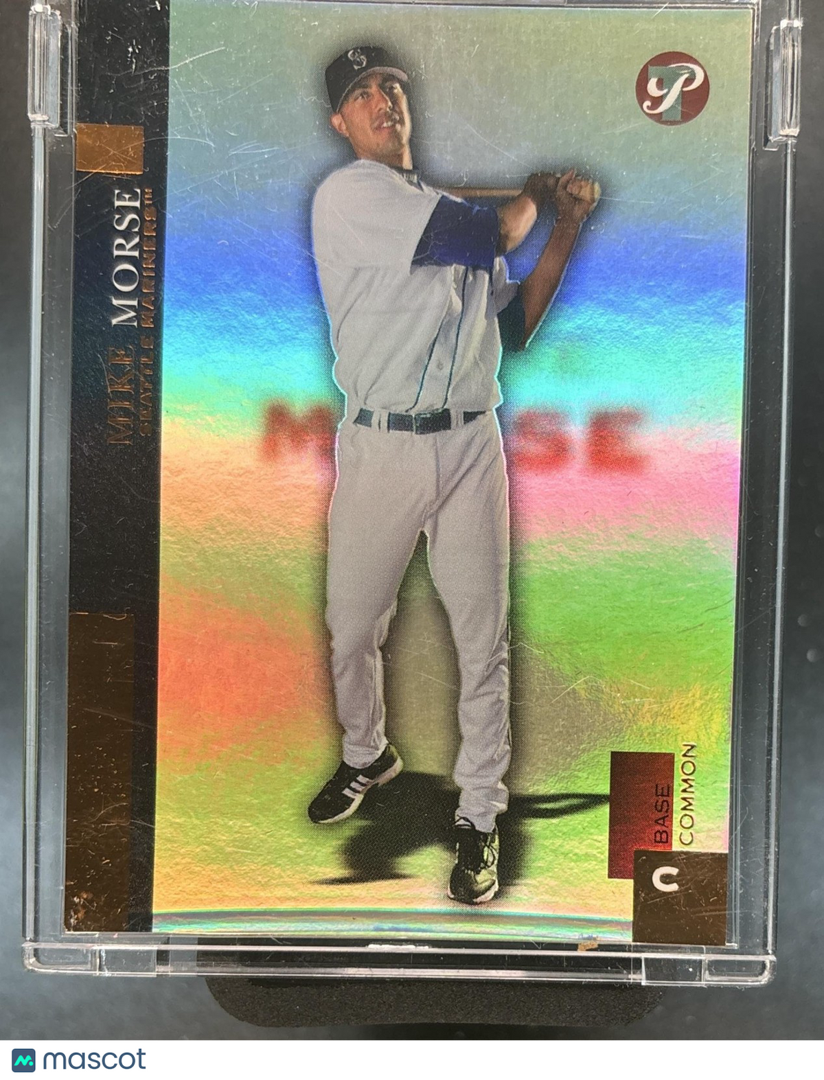2005 Topps Pristine Mike Morse Uncirculated Bronze /375 #125 RC Seattle Mariners