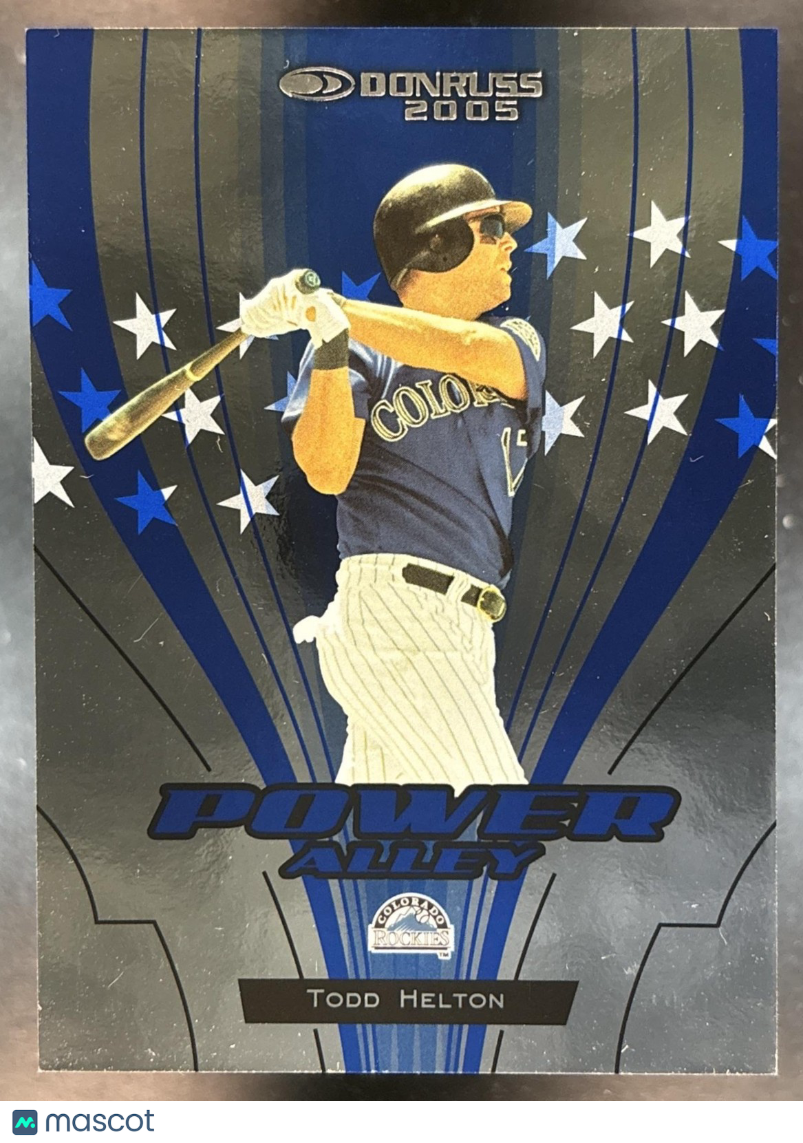 2005 Donruss Todd Helton Power Alley Blue /1000 #PA-24 Colorado Rockies