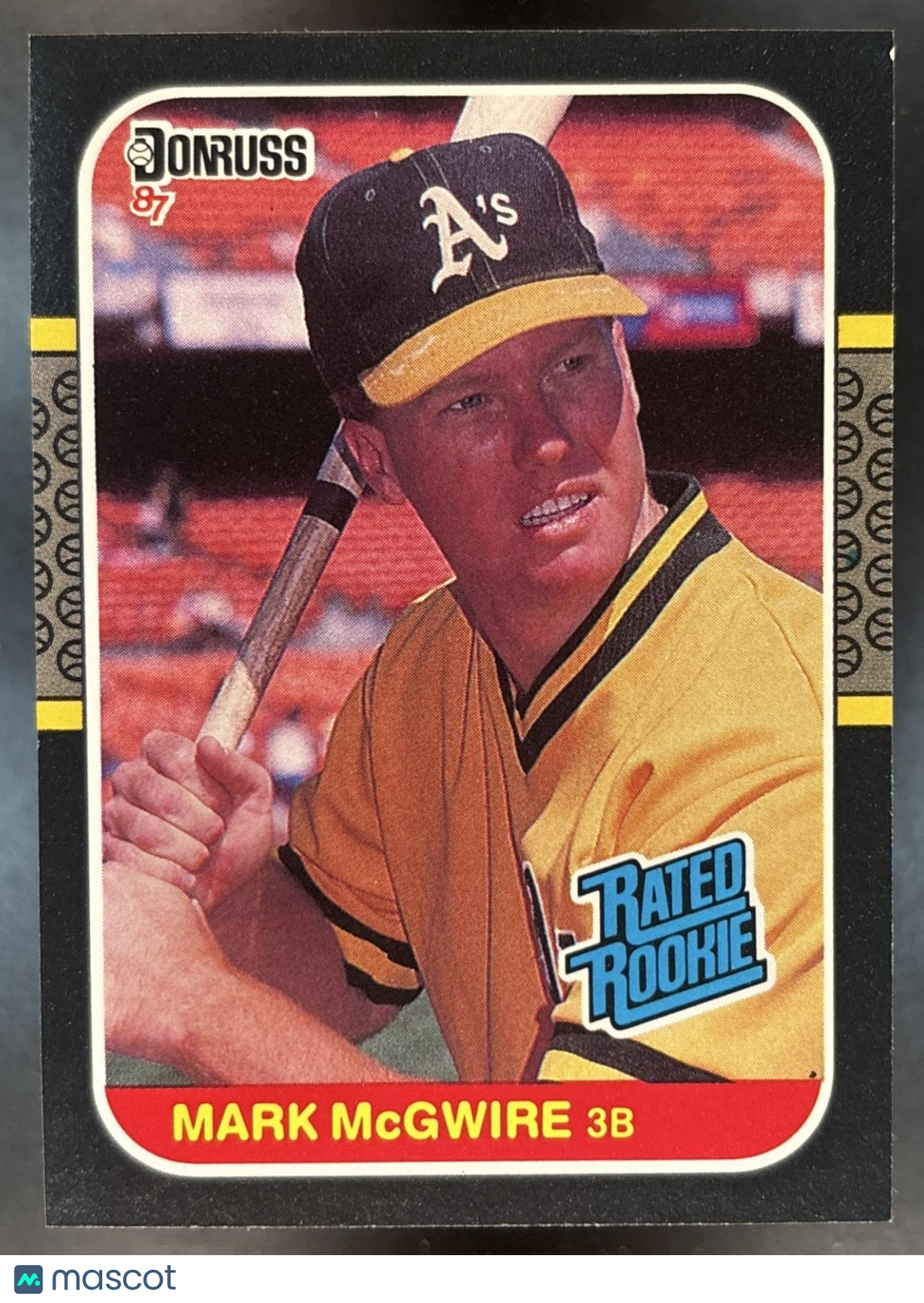 1987 Donruss Mark McGwire #46 RC Oakland Athletics