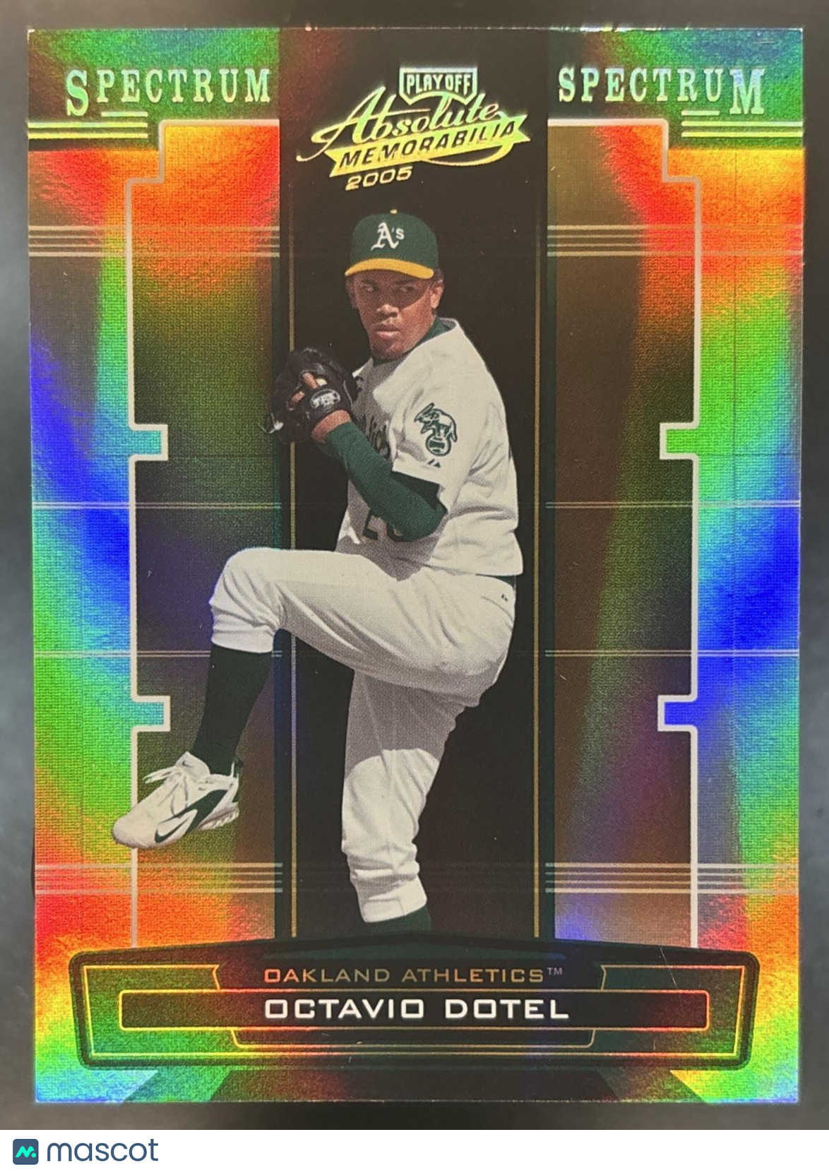 2005 Playoff Absolute Memorabilia Octavio Dotel Spectrum Gold /50 #167 Athletics