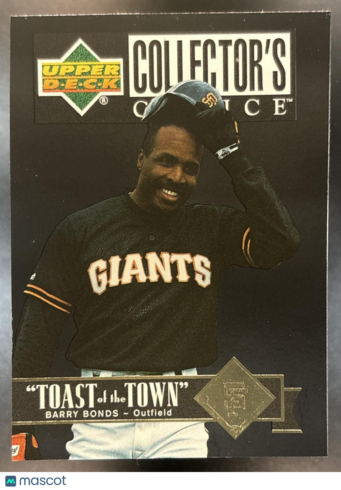1997 Upper Deck Collector's Choice Barry Bonds Toast of the Town Giants