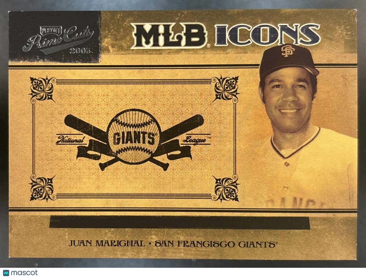 2005 Playoff Prime Cuts Juan Marichal MLB Icons /100 San Francisco Giants