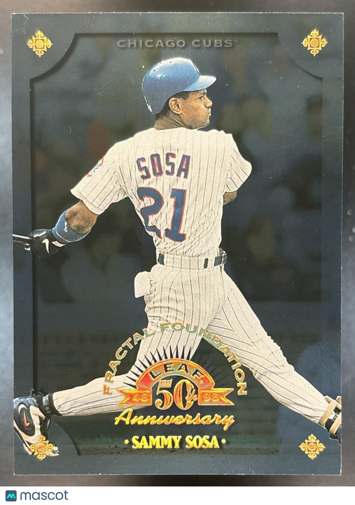 1998 Leaf Sammy Sosa Fractal Materials /3999 #144 Chicago Cubs